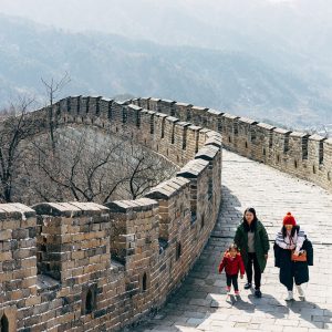 Visiting the Great Wall of China